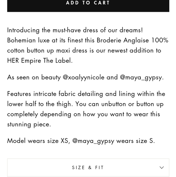 NWT Her Empire Gypsy at Heart Dress - Picture 12 of 13